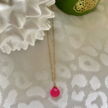 Load image into Gallery viewer, JENNIFER Necklace - Pink Chalcedony
