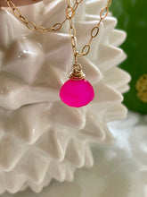 Load image into Gallery viewer, JENNIFER Necklace - Pink Chalcedony
