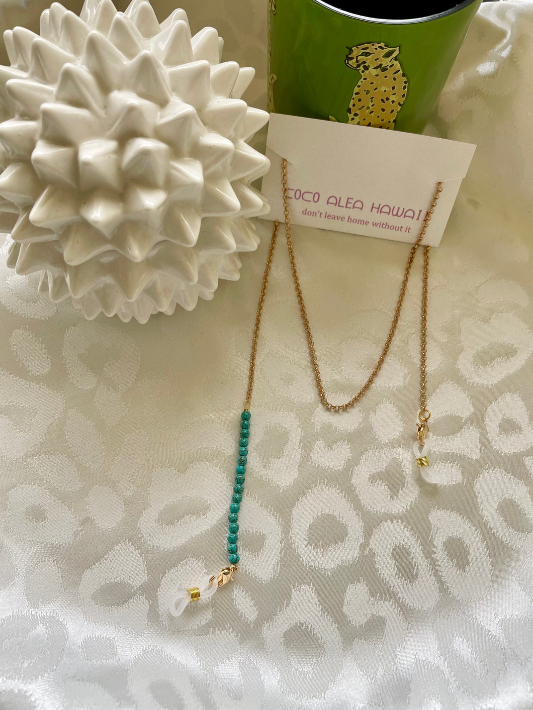 SUNNIE Chain w/ Turquoise Bauble Bar