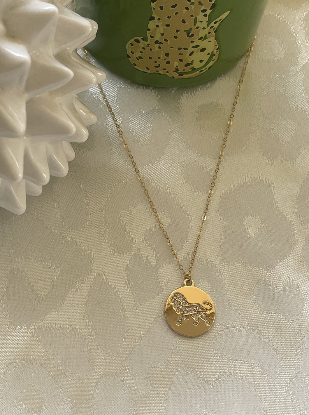 LEO Coin Necklace